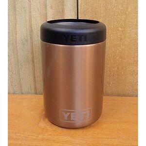 Limited Edition Copper Colored Yeti Rumbler 12 oz Colster Can Insulator